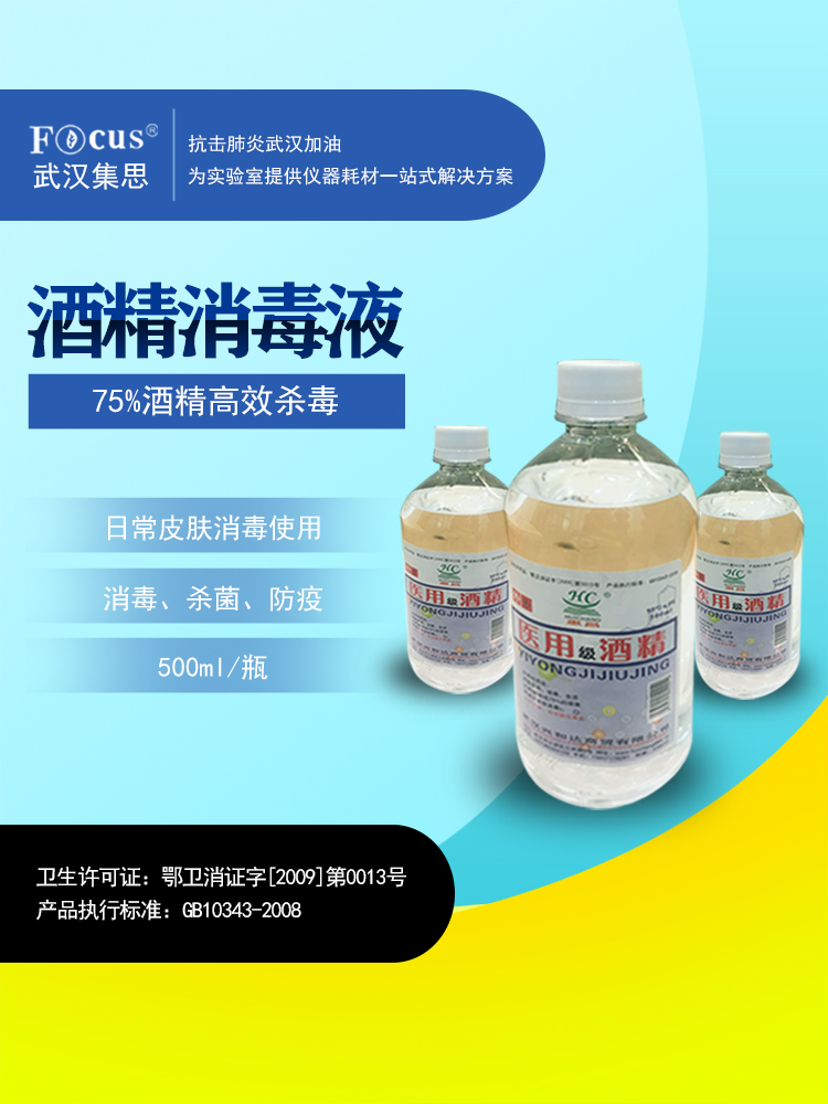 疫情防護(hù)物資，酒精消毒液
